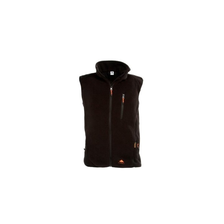 ALPENHEAT gilet chauffante FIRE-FLEECE polaire  noir