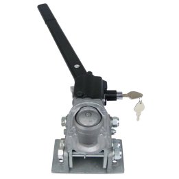 Attache rapide basculante pour boule d'attelage