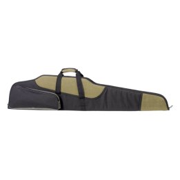 Etui fusil en nylon noir / brun