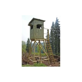 Mirador Affût type fermé avec balcon hauteur 4m