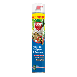 Aérosol 750ml Nids de Guêpes et Frelons Maxi Format de PROTECT EXPERT