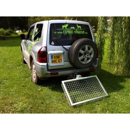Grille porte gibier + bac avec attache basculante