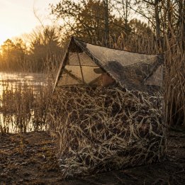 Stepland Affût 3 côtés : escamotable camo roseaux | Espace Chasse