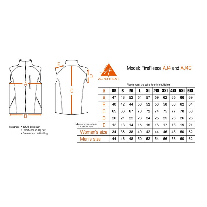 ALPENHEAT Veste chauffée FIRE-FLEECE