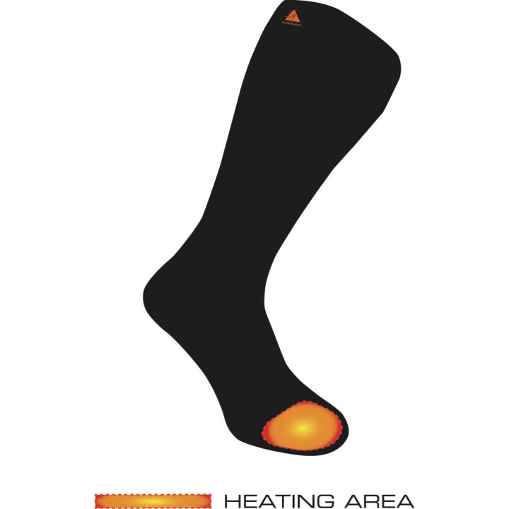 ALPENHEAT chaussettes chauffante coton kit télé-commande