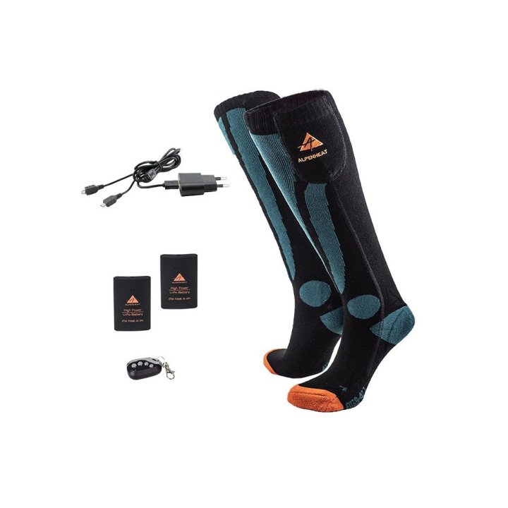 ALPENHEAT Chaussettes Chauffantes Merino Plus RC