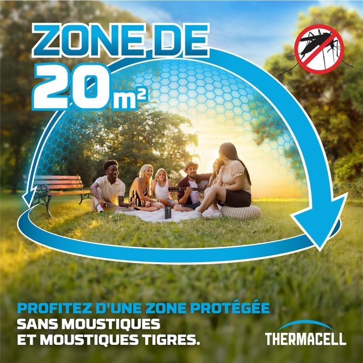 Diffuseur anti moustiques portable THERMACELL + recharge