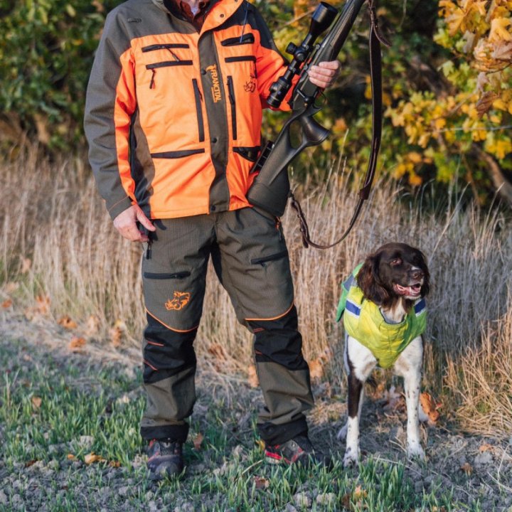 VESTE DE TRAQUE FRANCITAL CERBERE NF S 74-567 - VERT