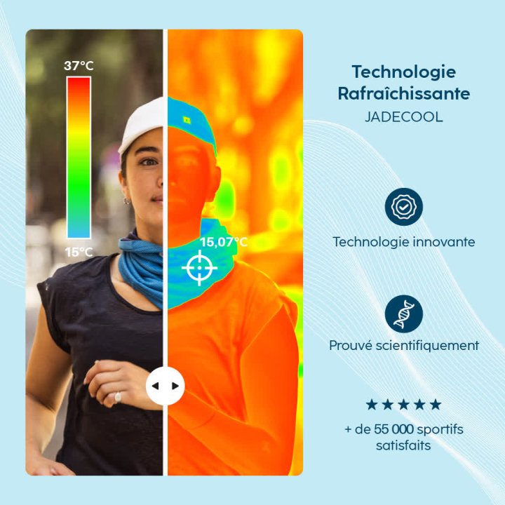 Tour de cou rafraîchissant G-HEAT JADECOOL : T°-15°C | Espace Chasse