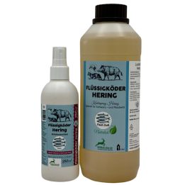 Attractif liquide odeur hareng 250 ml et 1 L | Espace Chasse