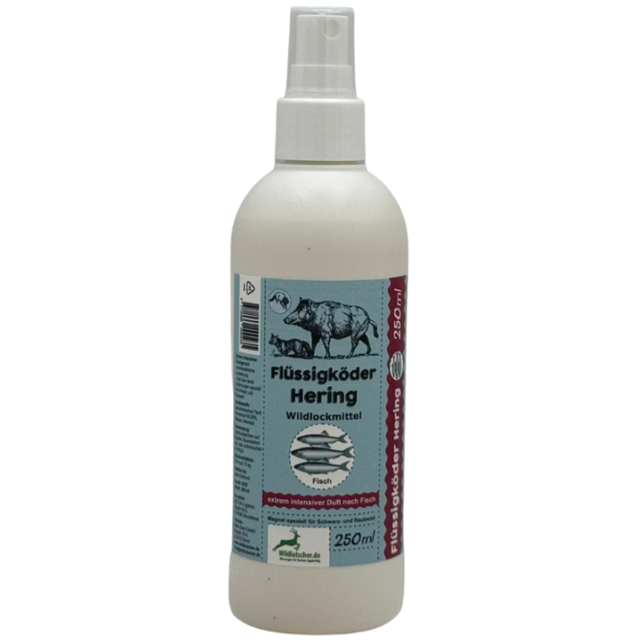 Attractif liquide odeur hareng 250 ml et 1 L | Espace Chasse