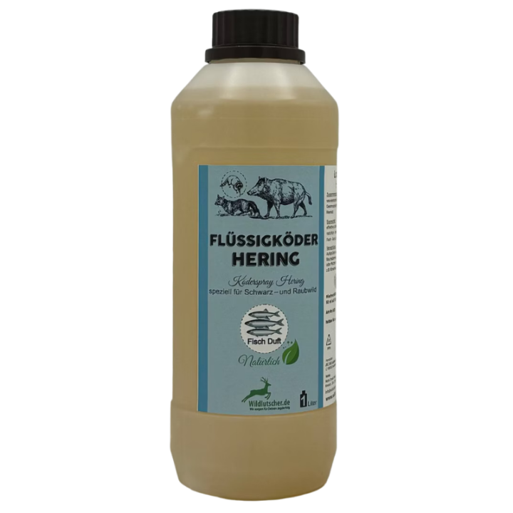Attractif liquide odeur hareng 250 ml et 1 L | Espace Chasse