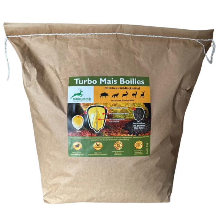 Boulettes Turbo Maïs 3 kg et 8 kg | Espace Chasse