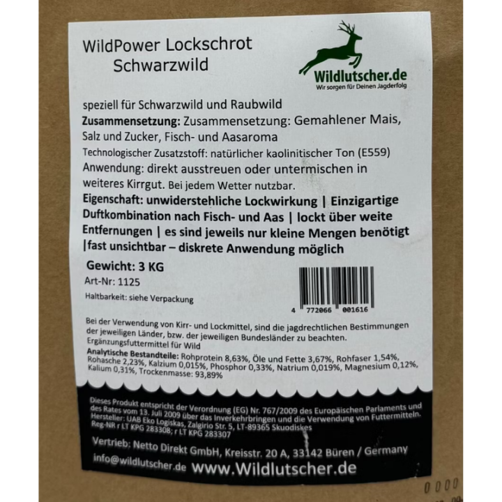 Wild Power : farine et attractif liquide | Espace Chasse