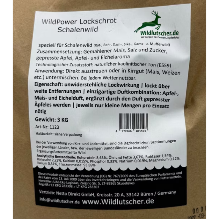 Wild Power : farine et attractif liquide | Espace Chasse
