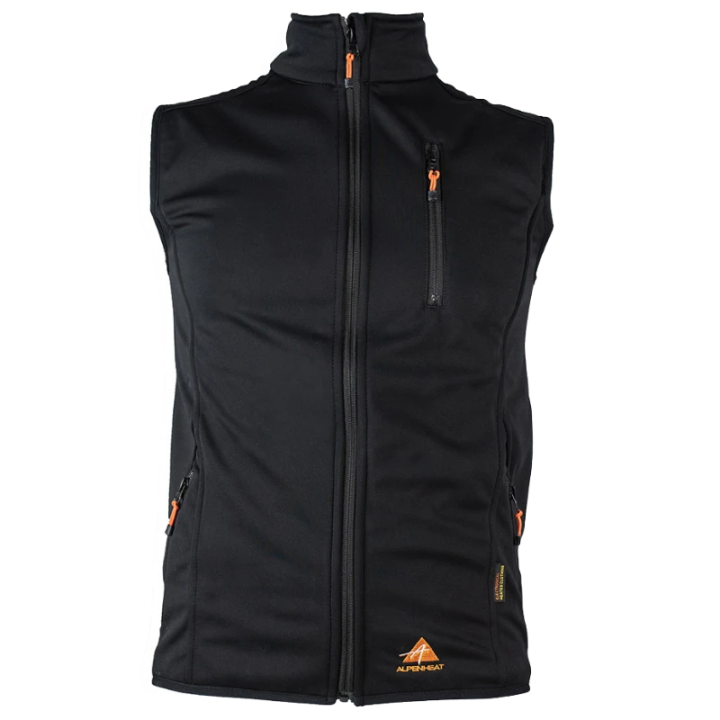Gilet chauffant Alpenheat AJ9 softshell, 4 niveaux | Espace Chasse