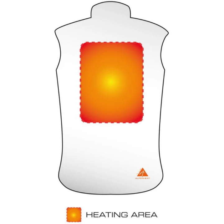Gilet chauffant Alpenheat AJ9 softshell, 4 niveaux | Espace Chasse