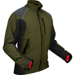 VESTE STRETCH AIR VENTILATION Rouge/Jaune