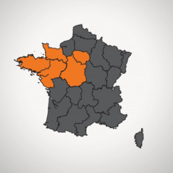 CARTES DE FRANCE TEK SÉRIE 2.0 AMÉLIORÉES (NORD-OUEST)