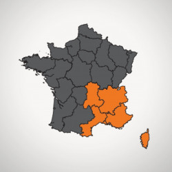 CARTES DE FRANCE TEK SÉRIE 2.0 AMÉLIORÉES (SUD-EST)