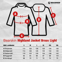 BEARSKIN veste highland ursus light