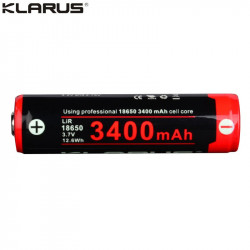 Batterie rechargeable Lithium-Ion 18650 3.7V 3400 mAh