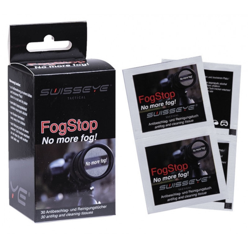 Lingettes pour lunettes Swiss Eye Fog-Stop