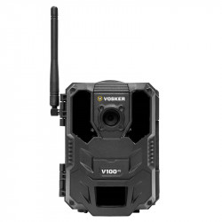VOSKER V100 Caméra de sécurité extérieure sans-fil 4G