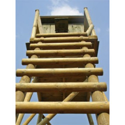 Mirador Affût type fermé  avec balcon hauteur 3m