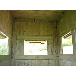 Mirador Affût type fermé avec balcon hauteur 5m