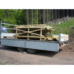 Cabine Affût avec balcon seul 1,20 x 1,90