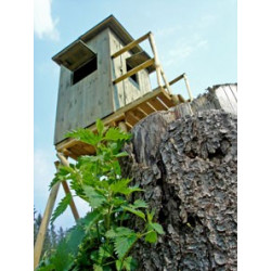 Cabine Affût avec balcon seul 1,20 x 1,90