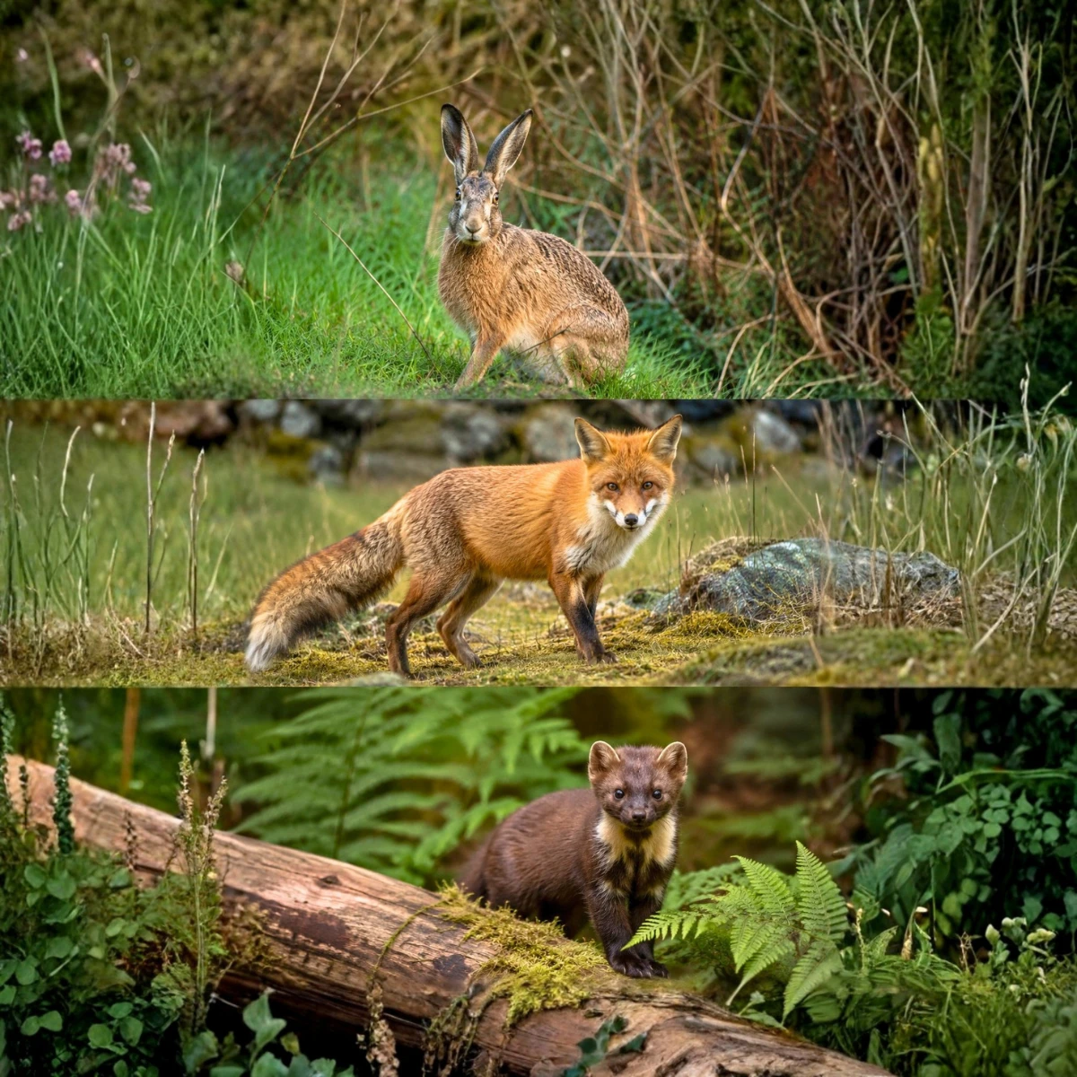 LAPIN RENARD MARTRE